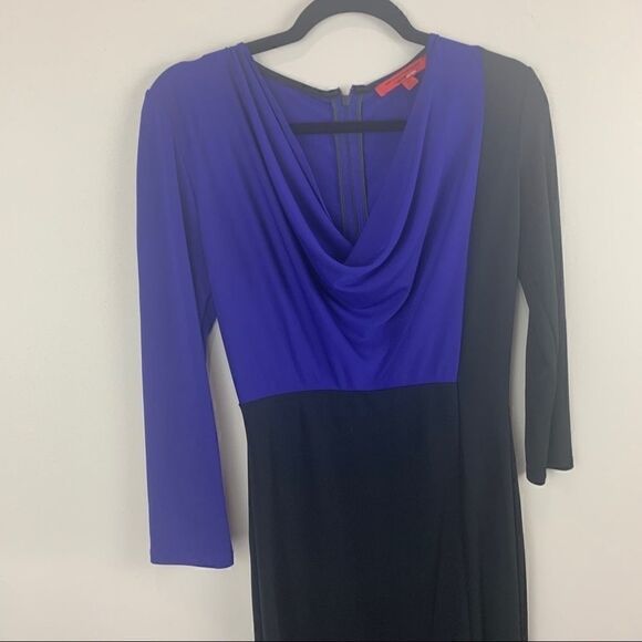 Narciso Rodriguez Design Nation blue black dress (E1) - Picture 12 of 12